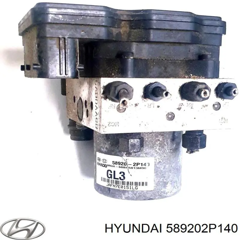 589202P140 Hyundai/Kia Блок ABS гидравлический