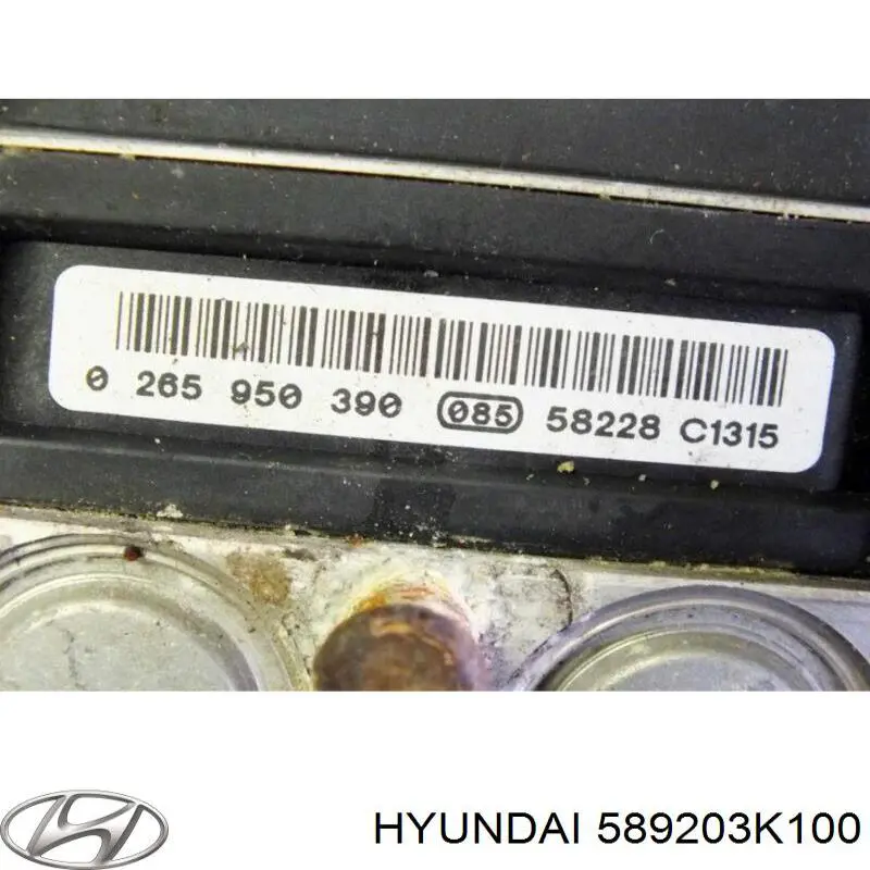 0265950390 Hyundai/Kia блок управления абс (abs гидравлический)