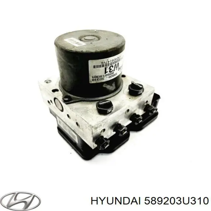 589203U310 Hyundai/Kia блок управления абс (abs гидравлический)