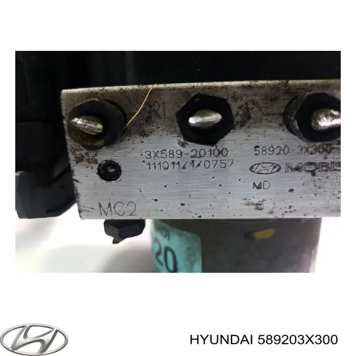 589203X300 Hyundai/Kia unidade hidráulico de controlo abs