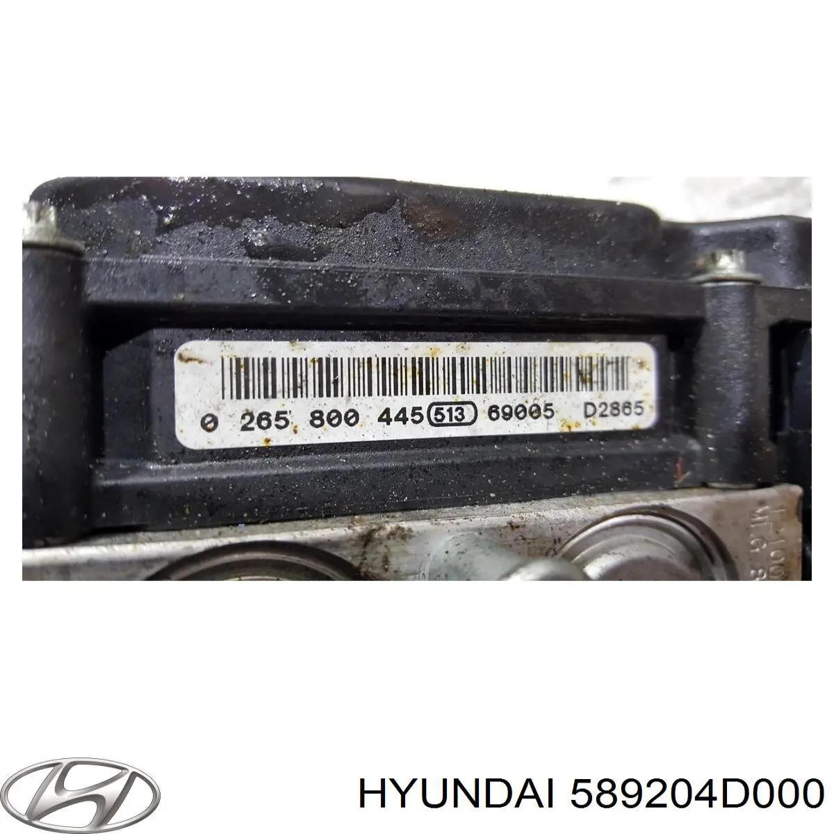 Блок управления АБС (ABS) гидравлический 589204D000 Hyundai/Kia