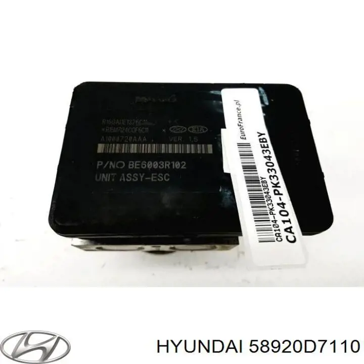 58920D7110 Hyundai/Kia Блок ABS гидравлический