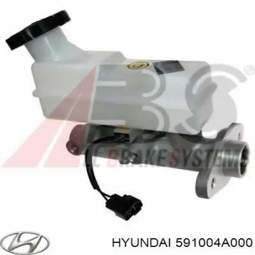 Цилиндр главный тормоза (гидротормозов) Hyundai/Kia 591004A000 цена, от 46.47 USD