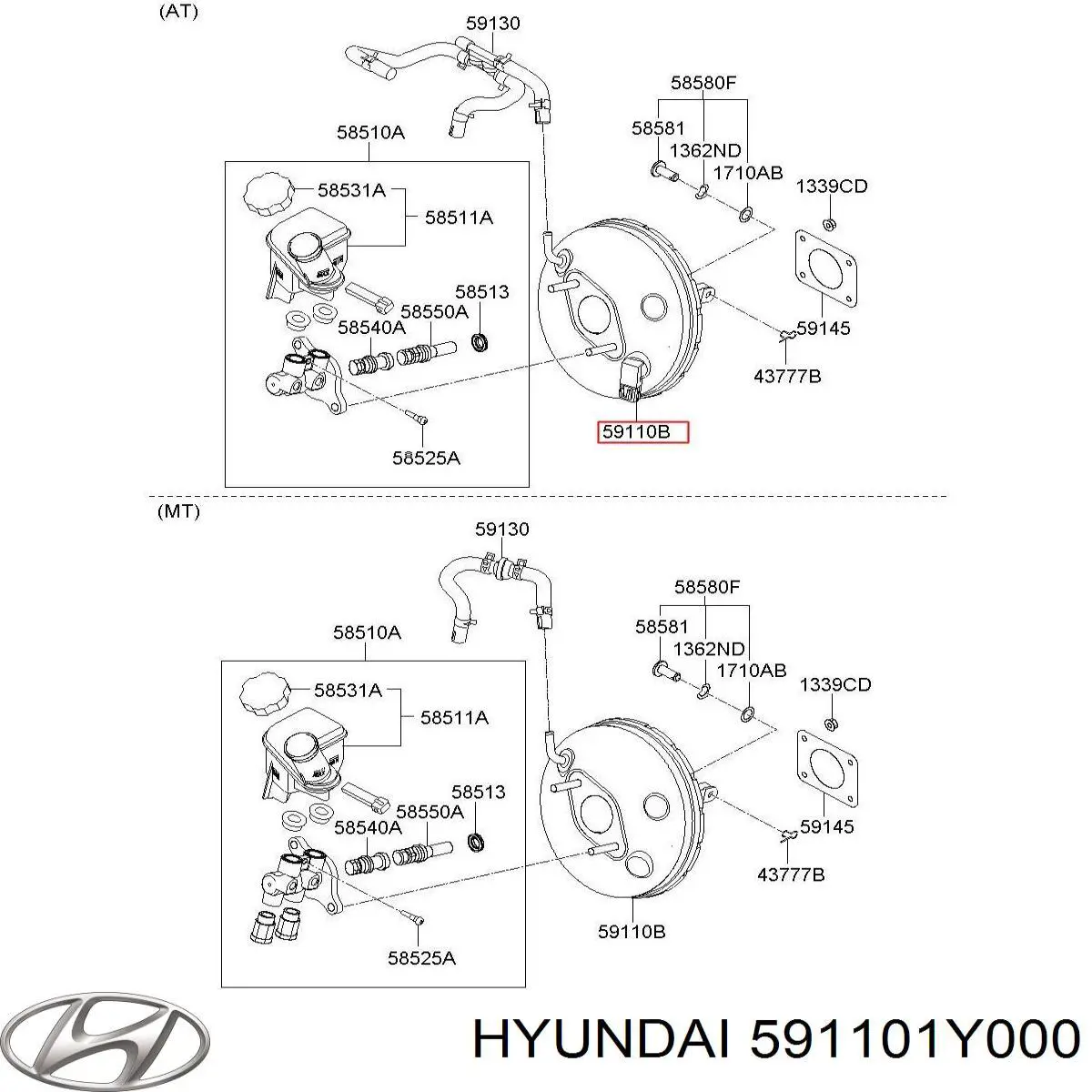 Купить 585001Y200 Hyundai/Kia ВУТ