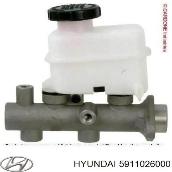 Цилиндр главный тормоза (гидротормозов) Hyundai/Kia 5911026000 цена, от 19.49 USD