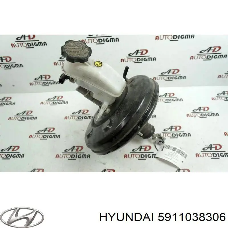  Reforçador dos freios a vácuo Hyundai Sonata IV sedan (EU4) (2001 - 2005) IV