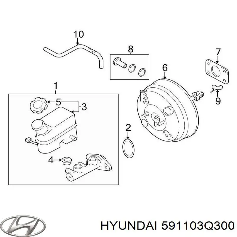  591103Q300 Hyundai/Kia