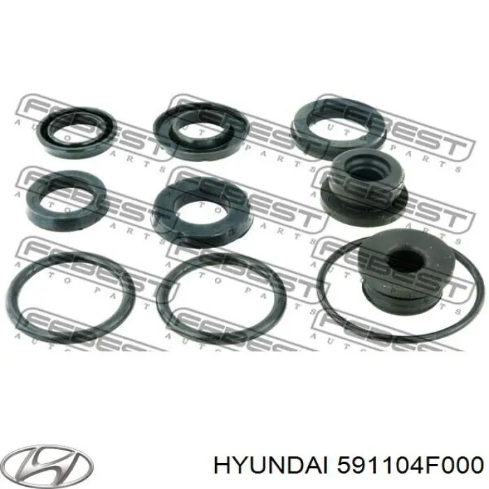 591104F000 Hyundai/Kia цилиндр тормозной главный