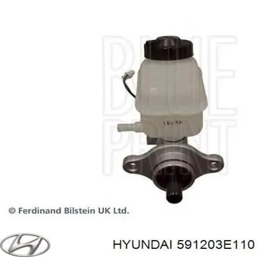 Цилиндр главный тормоза (гидротормозов) Hyundai/Kia 591203E110 цена, от 25.42 USD