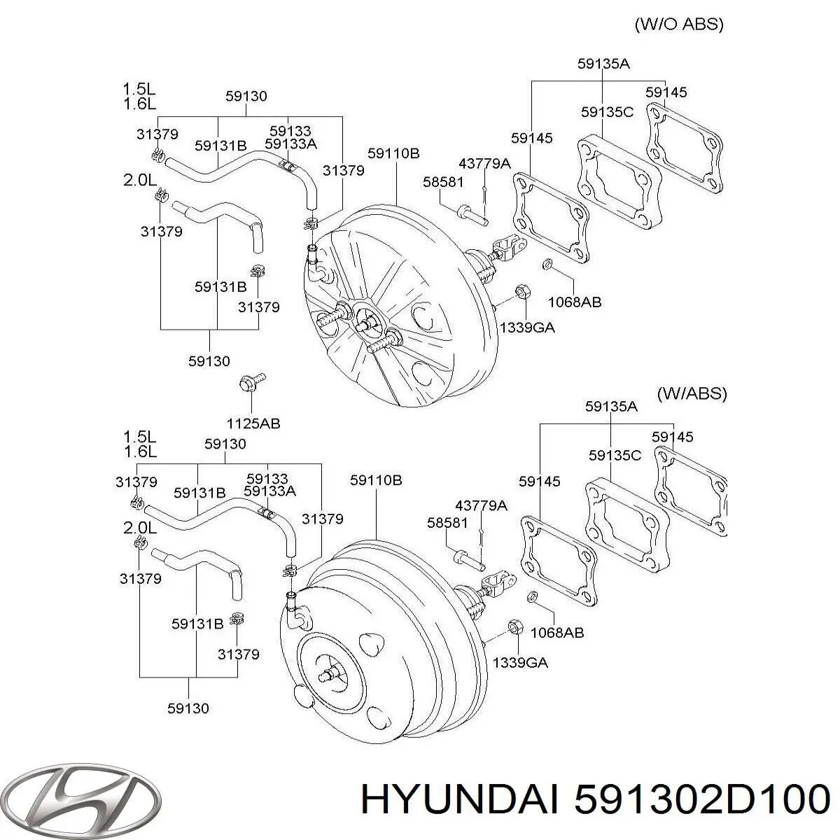 591302D100 Hyundai/Kia 