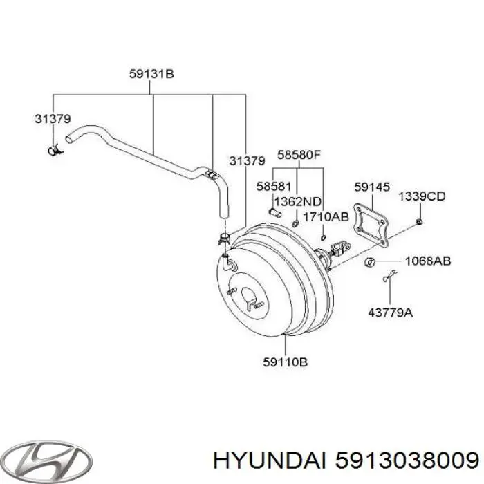  5913038009 Hyundai/Kia