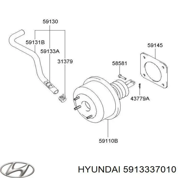 5913337010 Hyundai/Kia 