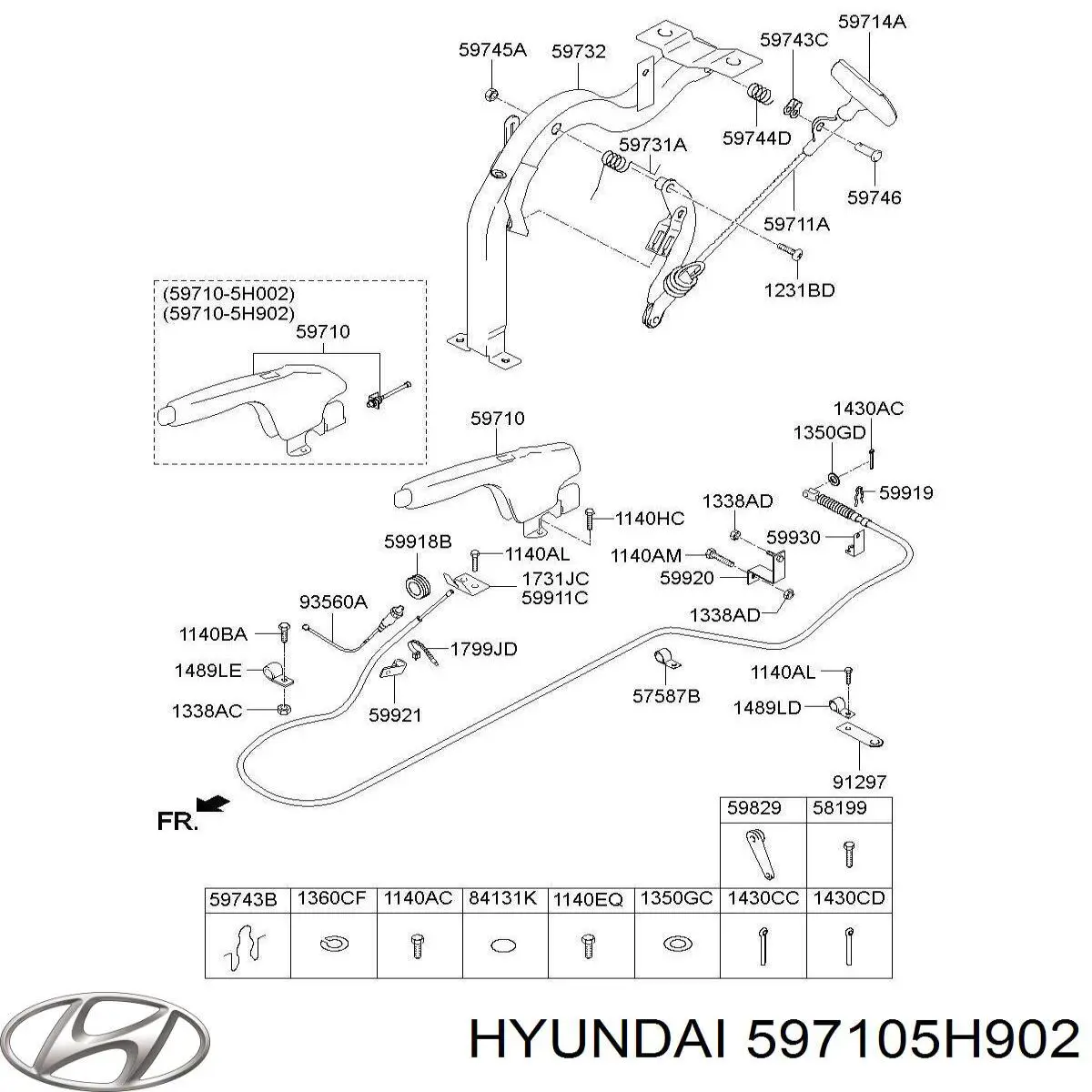  597105H902 Hyundai/Kia