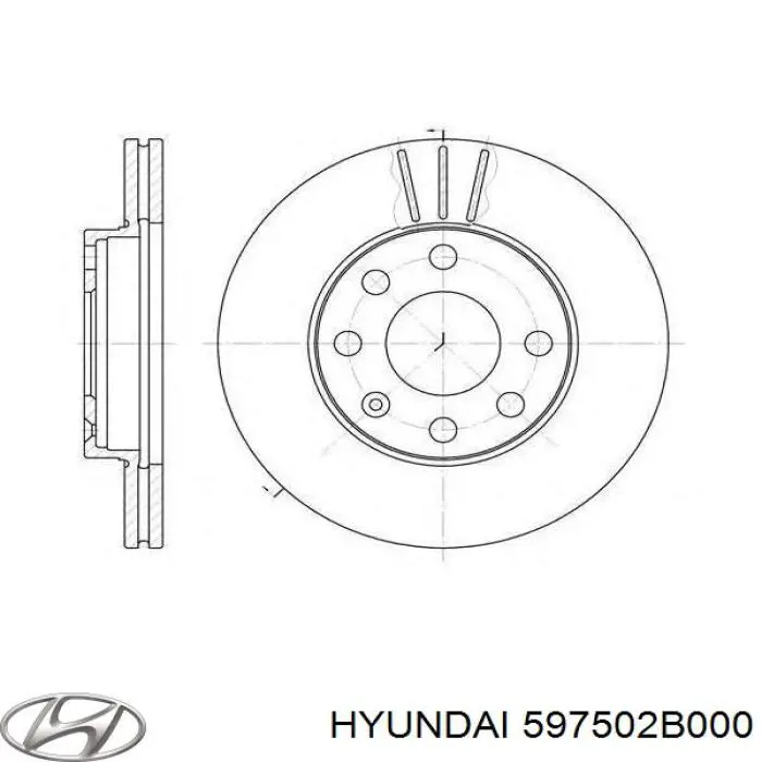  597502B000 Hyundai/Kia