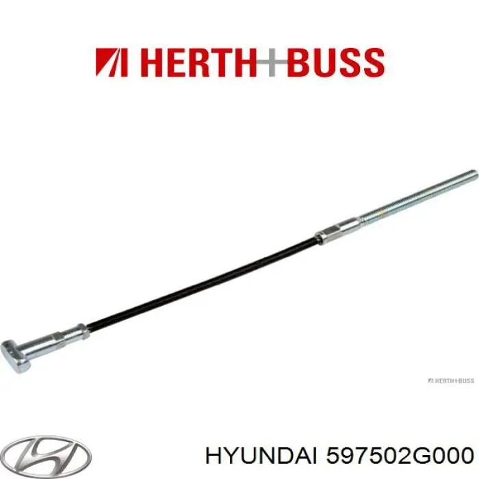 Трос ручного тормоза передний Hyundai/Kia 597502G000 цена, от  USD