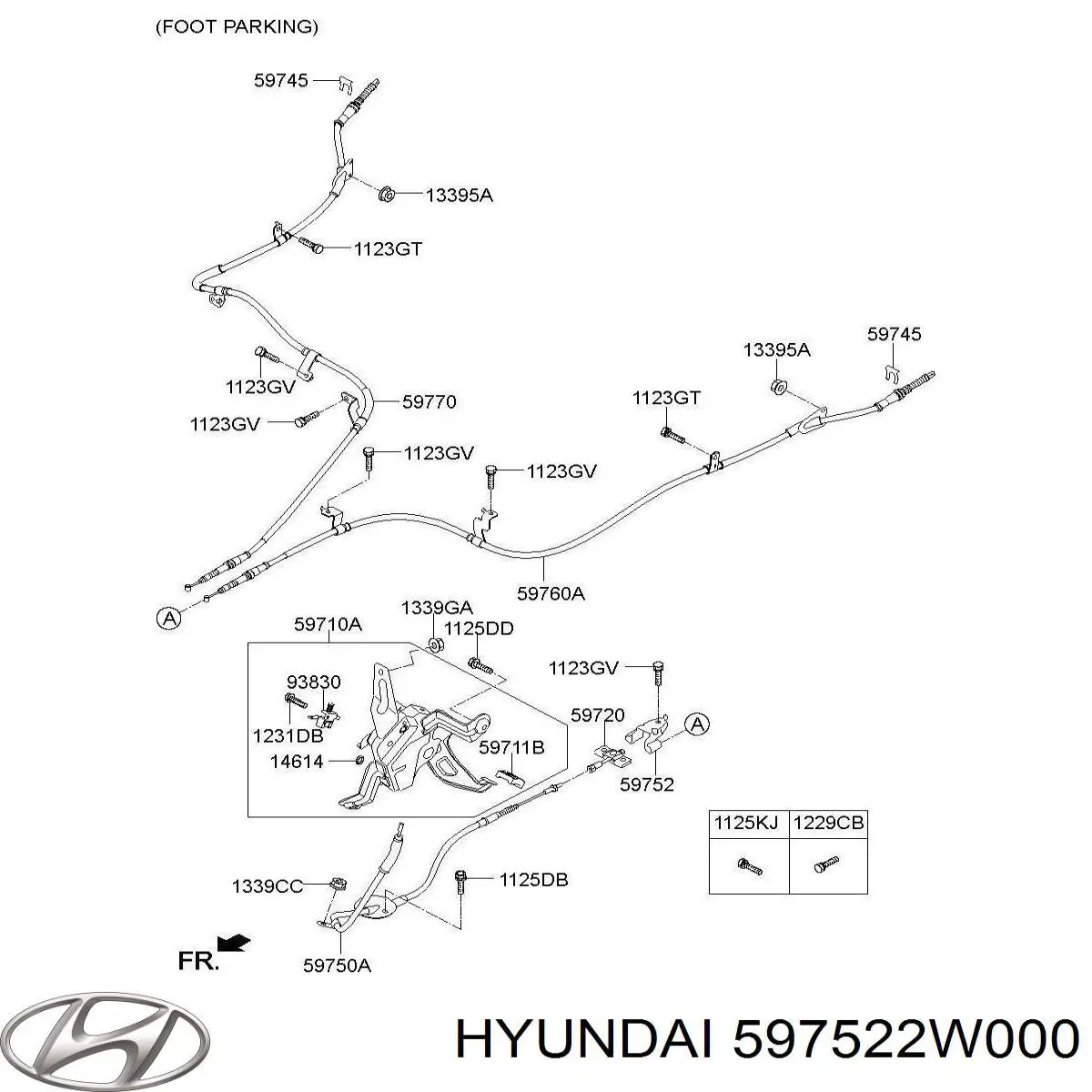  597522W000 Hyundai/Kia