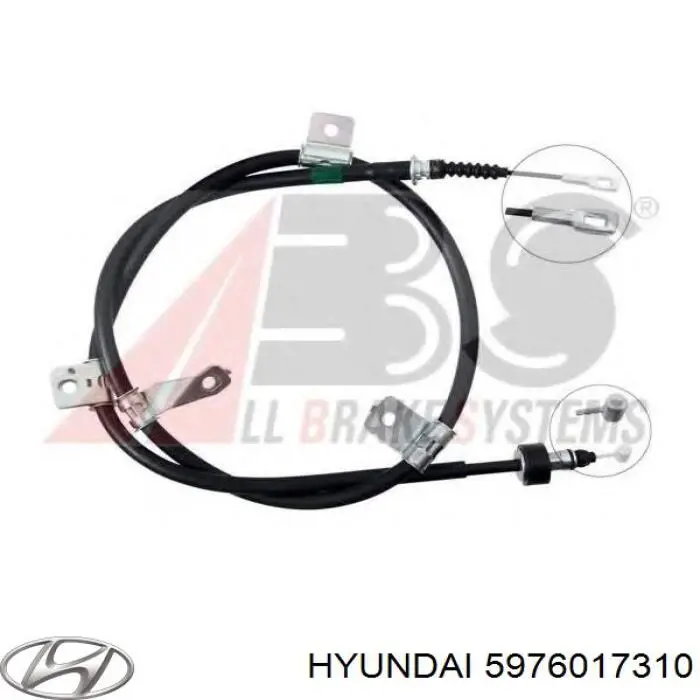 Трос ручника 5976017310 Hyundai/Kia