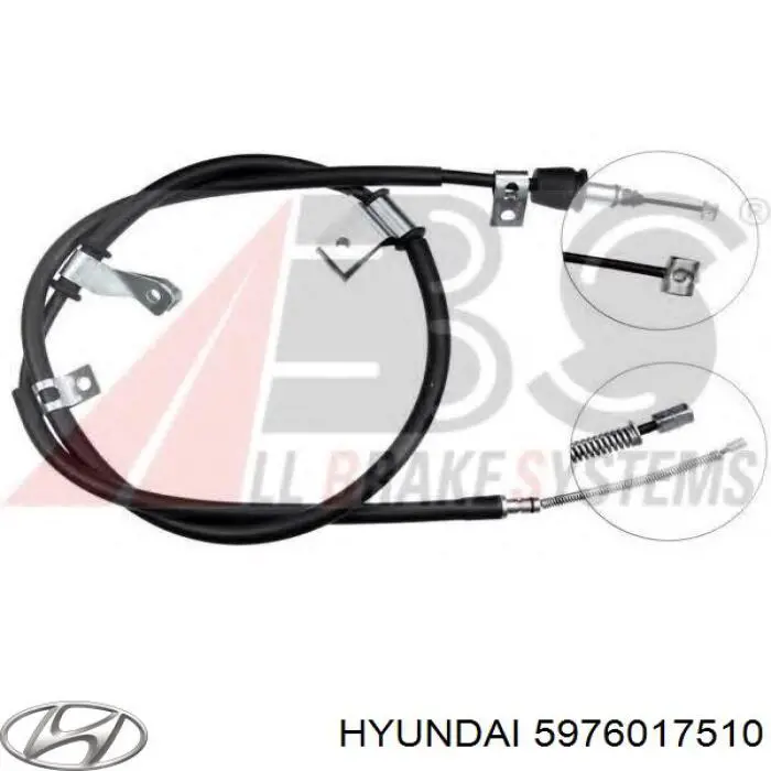 Трос ручника 5976017510 Hyundai/Kia