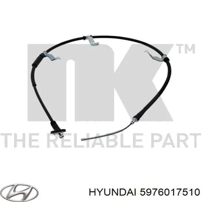 5976017510 Hyundai/Kia Трос ручного тормоза
