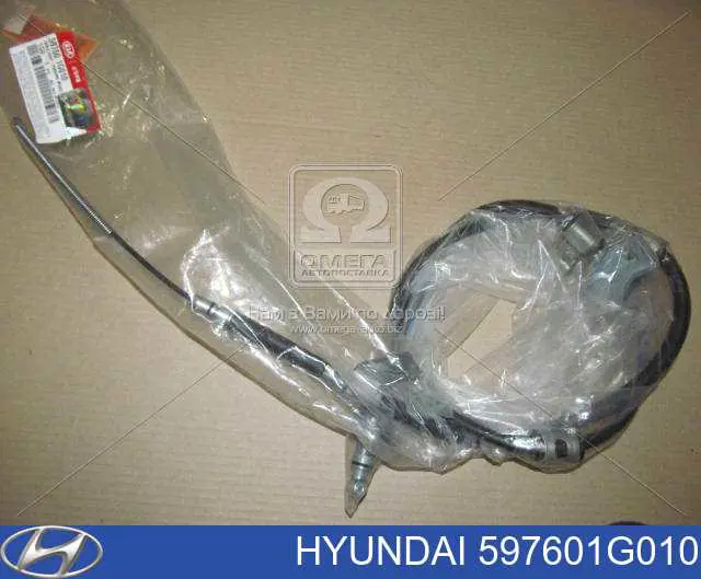 597601G010 Hyundai/Kia трос ручного тормоза задний левый