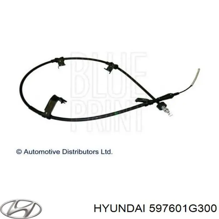 Трос ручного тормоза задний Hyundai/Kia 597601G300 цена, от 16.08 USD
