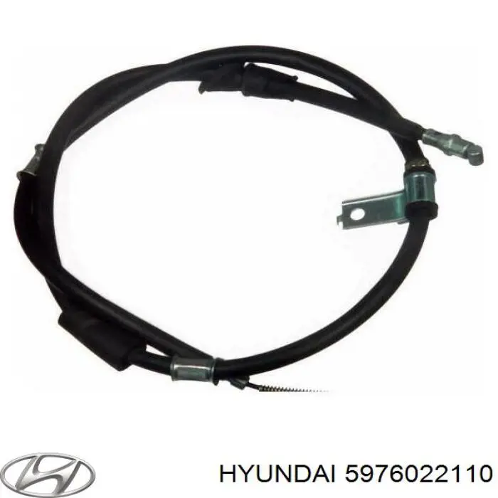 5976022110 Hyundai/Kia трос ручного тормоза задний левый