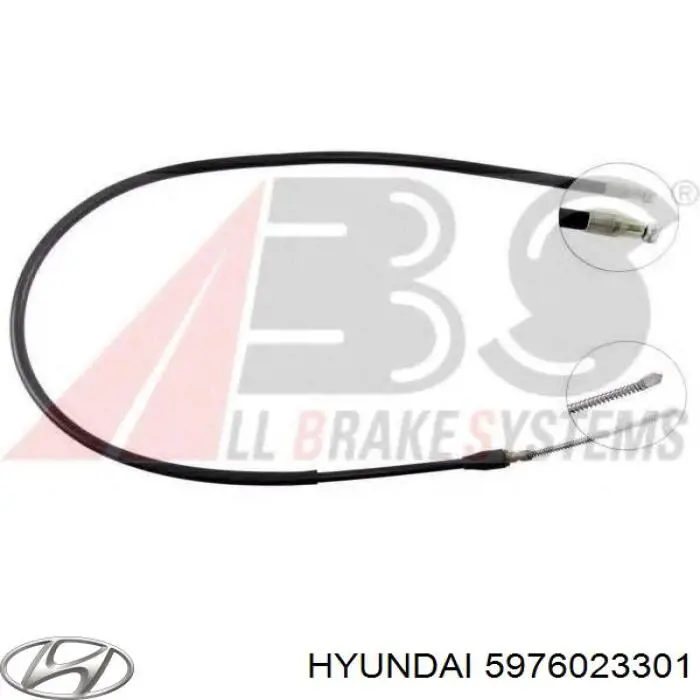 Трос ручника 5976023301 Hyundai/Kia