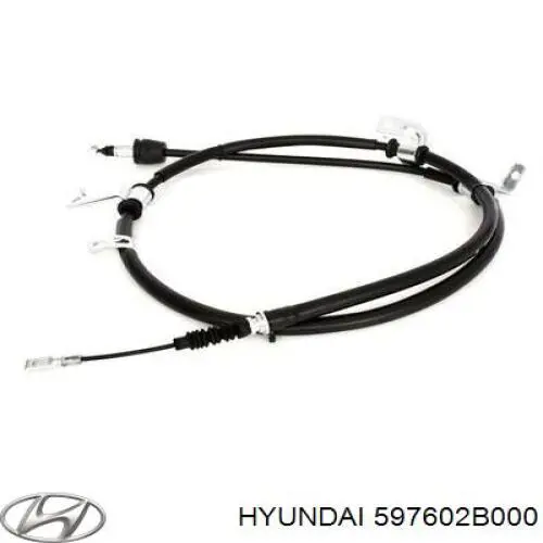Трос ручного тормоза задний Hyundai/Kia 597602B000 цена, от 19.95 USD