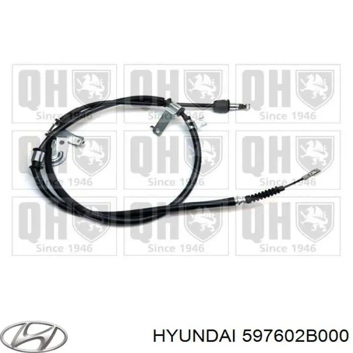 Трос ручника 597602B000 Hyundai/Kia