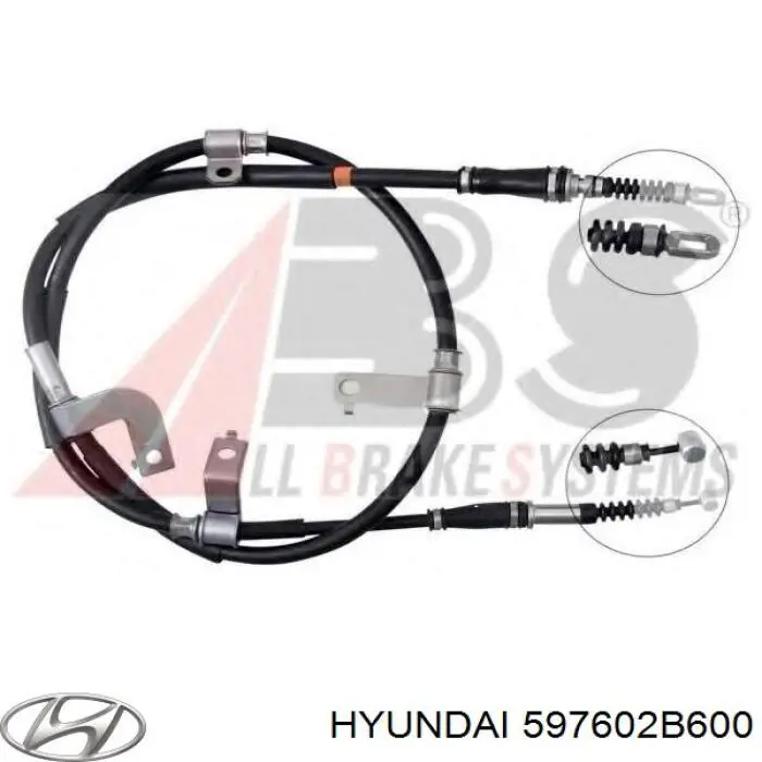 Трос ручника 597602B600 Hyundai/Kia