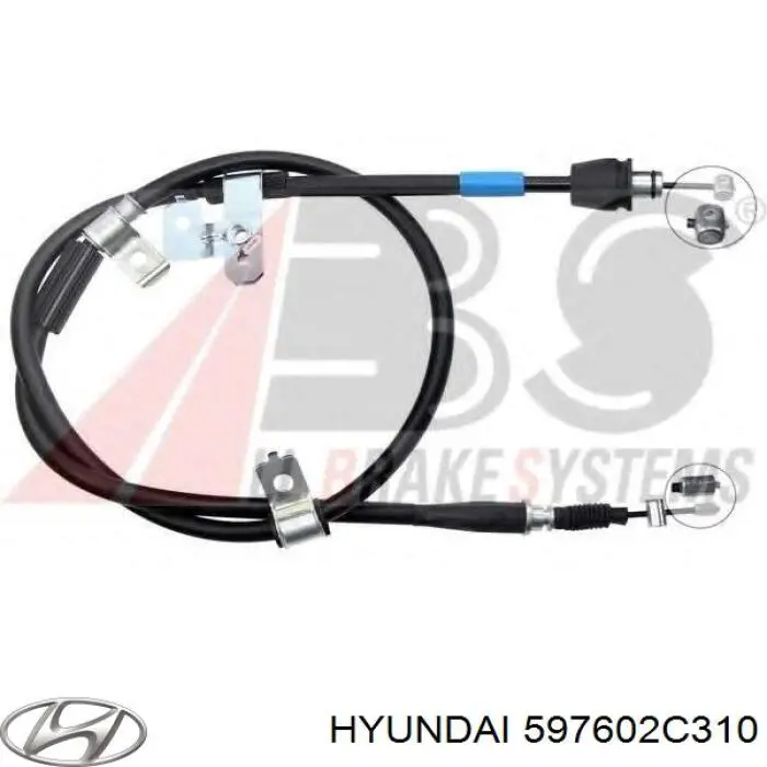 Трос ручника 597602C310 Hyundai/Kia