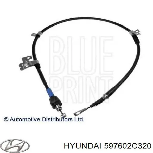 Трос ручника 597602C320 Hyundai/Kia