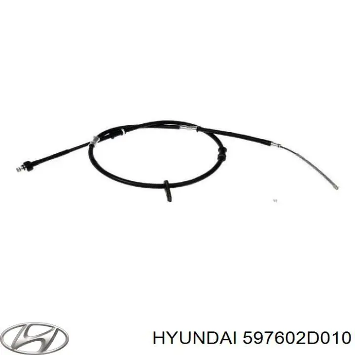Трос ручного тормоза задний Hyundai/Kia 597602D010 цена, от 17.68 USD