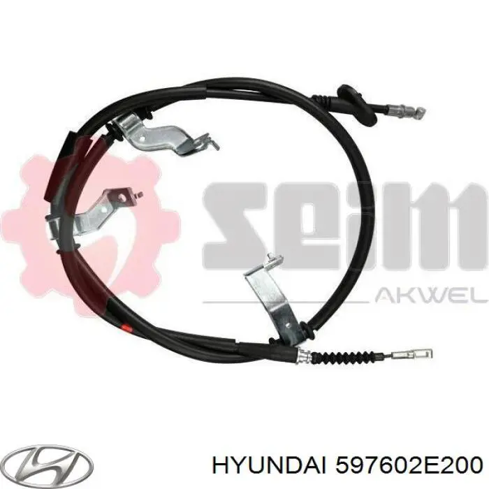 Трос ручника 597602E200 Hyundai/Kia