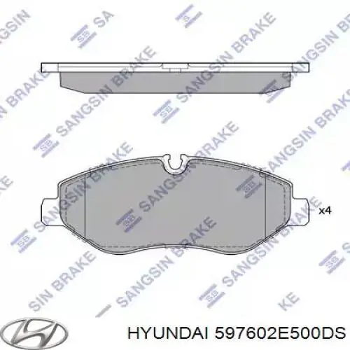 Купить 597602E500DS Hyundai/Kia Трос стояночного тормоза задний левый