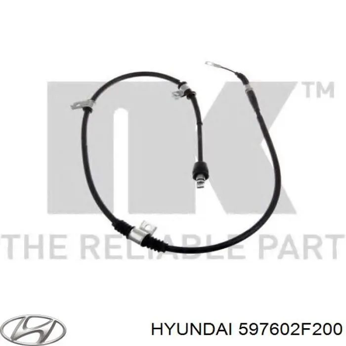 Трос ручного тормоза задний Hyundai/Kia 597602F200 цена, от 14.48 USD