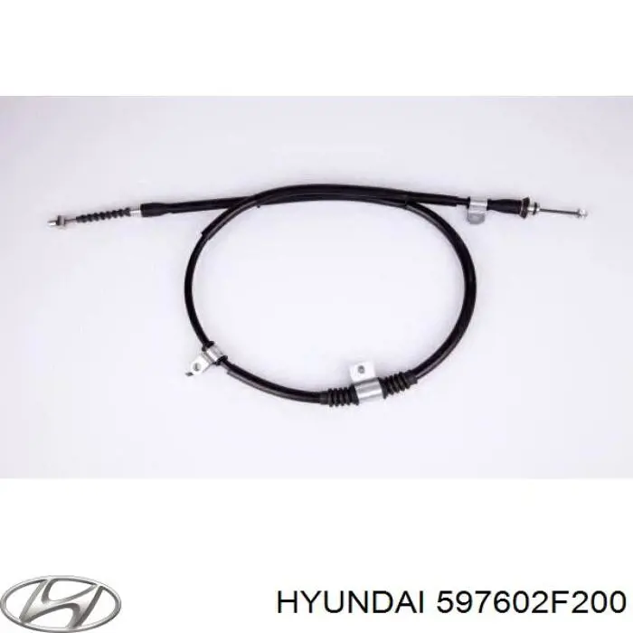 Купить 597602F200 Hyundai/Kia Трос стояночного тормоза задний левый