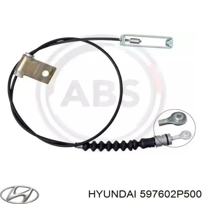Трос ручника 597602P500 Hyundai/Kia