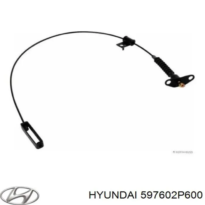 Трос ручного тормоза задний Hyundai/Kia 597602P600 цена, от 126.64 USD
