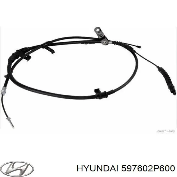 597602P600 Hyundai/Kia Трос ручного тормоза