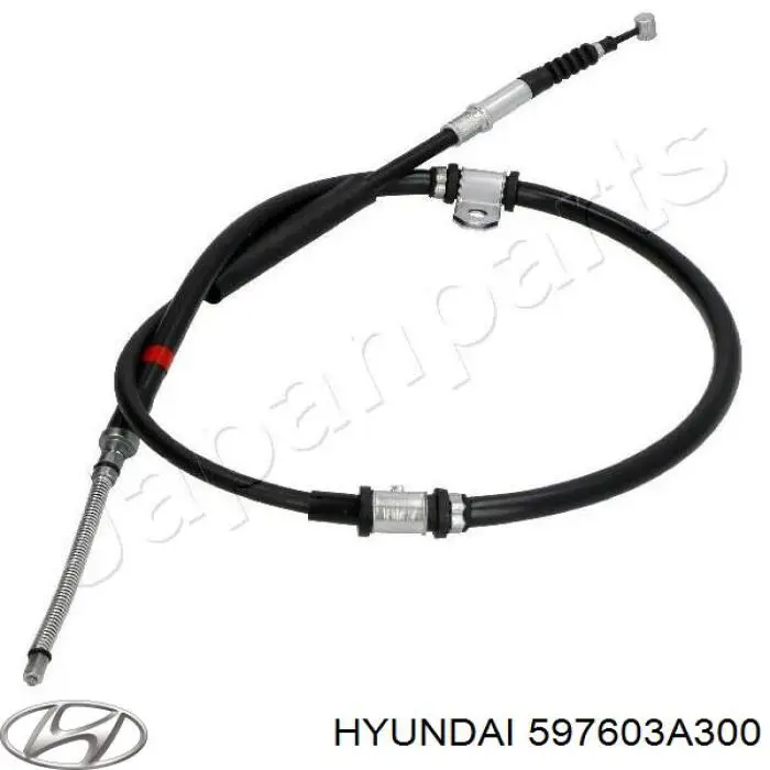 Трос ручного тормоза задний Hyundai/Kia 597603A300 цена, от 11.61 USD