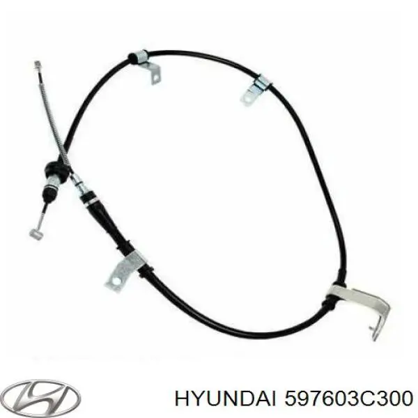 597603C300 Hyundai/Kia Трос ручного тормоза