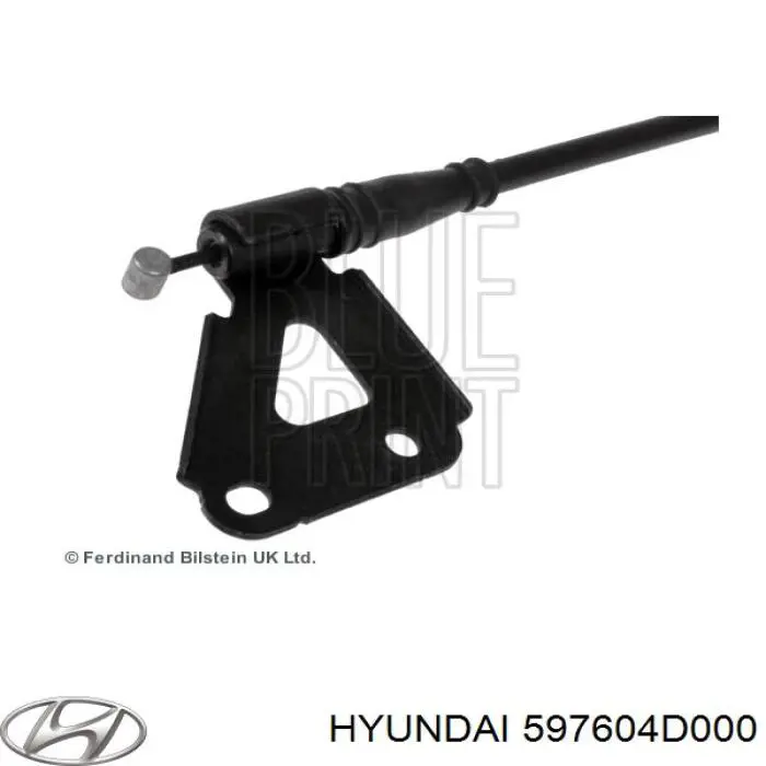Трос ручного тормоза задний Hyundai/Kia 597604D000 цена, от 25.42 USD
