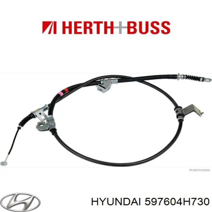 Трос ручного тормоза задний AIC 76057 цена, от 21.34 USD