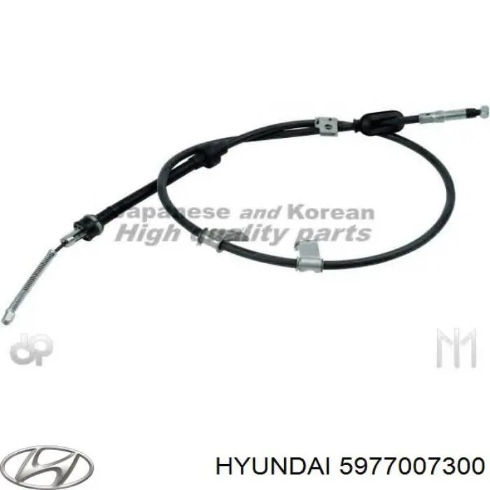 Задний правый трос ручника 5977007300 Hyundai/Kia