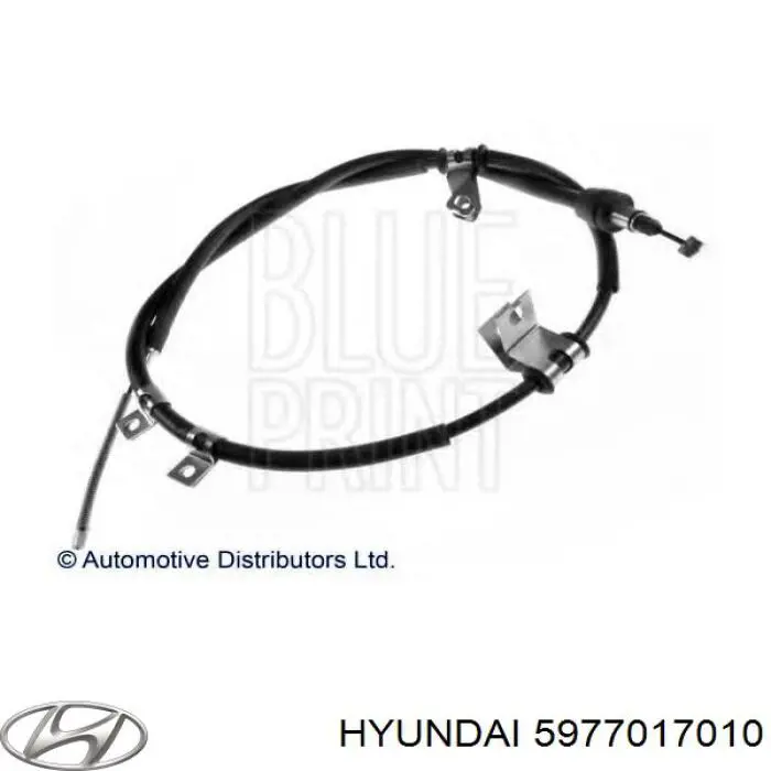Трос стояночного тормоза задний правый Hyundai/Kia 5977017010 цена, от 15.55 USD
