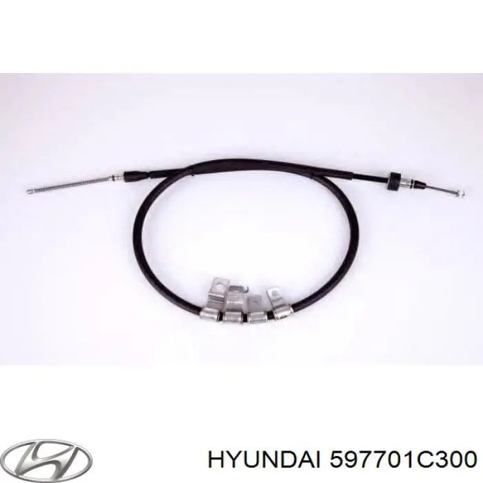 Купить 597701C300 Hyundai/Kia Задний правый трос ручника