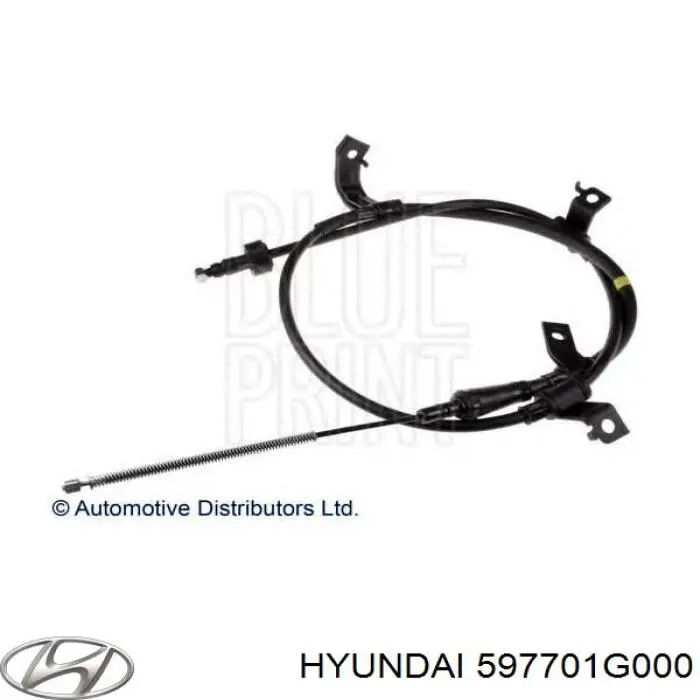Задний правый трос ручника 597701G000 Hyundai/Kia