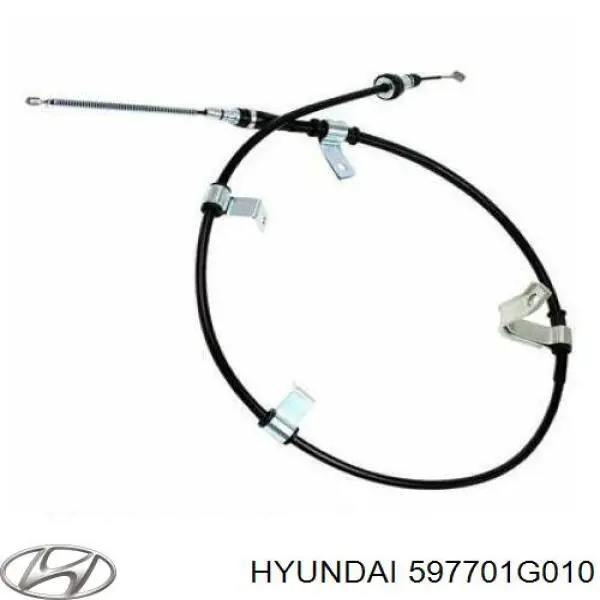 Трос ручника задний правый Hyundai/Kia 597701G010