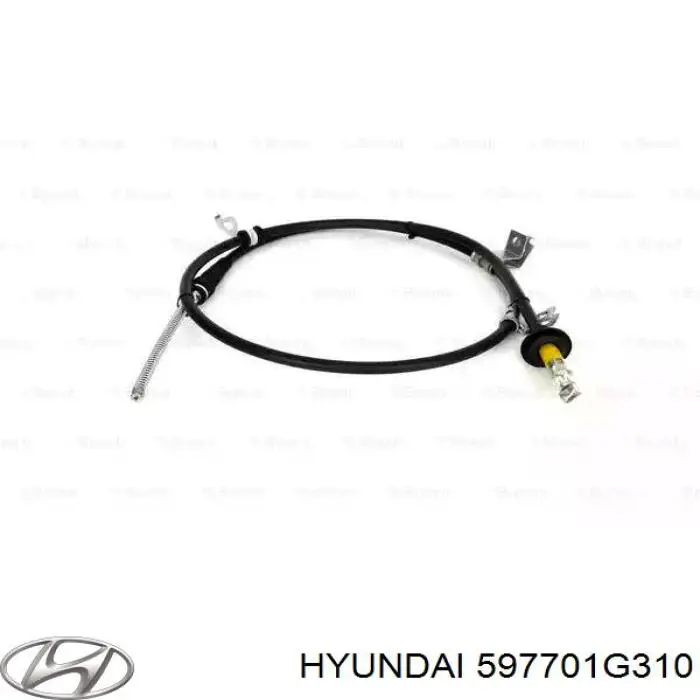 Трос стояночного тормоза задний правый Hyundai/Kia 597701G310 цена, от 34.69 USD